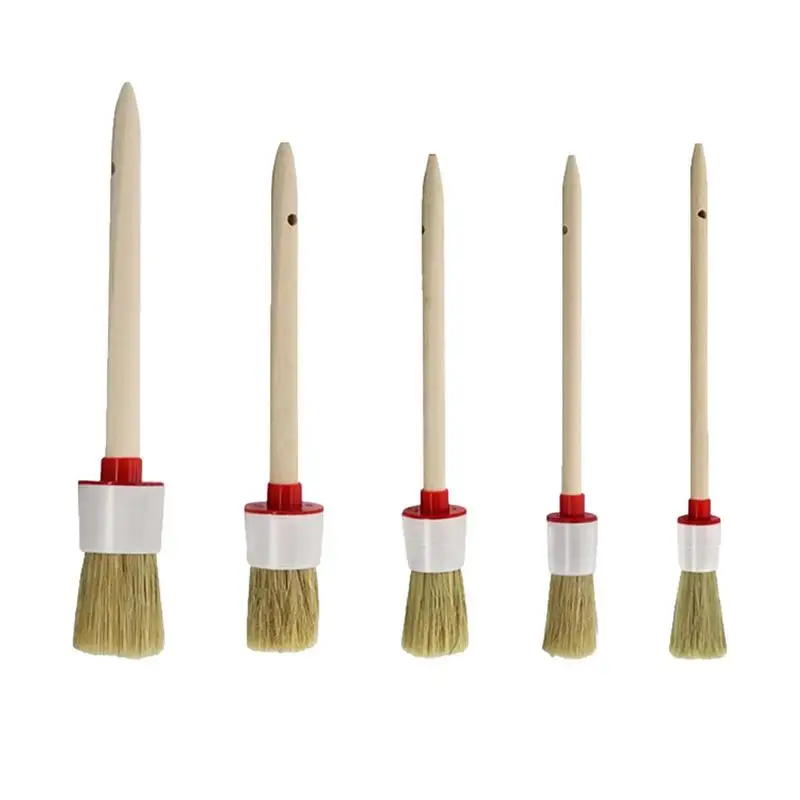 Car Detail Brush 5 Pieces Soft And Durable Round Head Car Cleaning Detail Brush Easy To Use Multi-Functional Car Interior
Car Detail Brush 5 Pieces Soft And Durable Round Head Car Cleaning Detail Brush Easy To Use Multi-Functional Car Interior