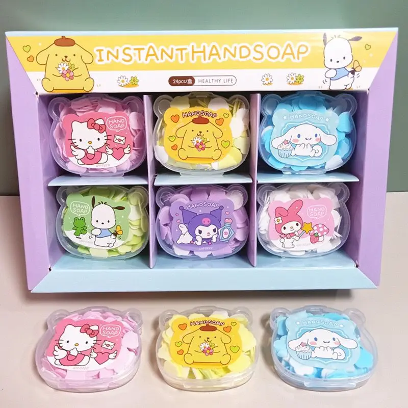 

Kawaii аниме Sanrio Cinnamoroll Hello Kitty похвалка мыло с ароматом милый креативный подарок мультяшное милое ароматизированное мыло Игрушки для девочек