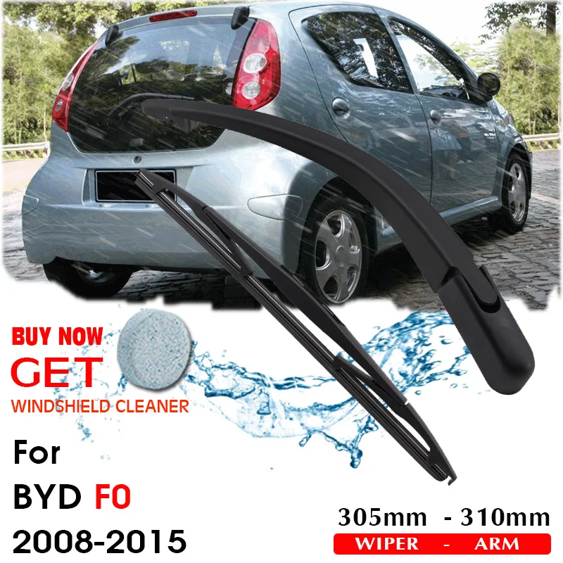 Car Wiper Blade Rear Back Window Windscreen Windshield Wipers For BYD F0 Hatchback 305 mm 2008-2015 Auto Accessories 
Car Wiper Blade Rear Back Window Windscreen Windshield Wipers For BYD F0 Hatchback 305 mm 2008-2015 Auto Accessories