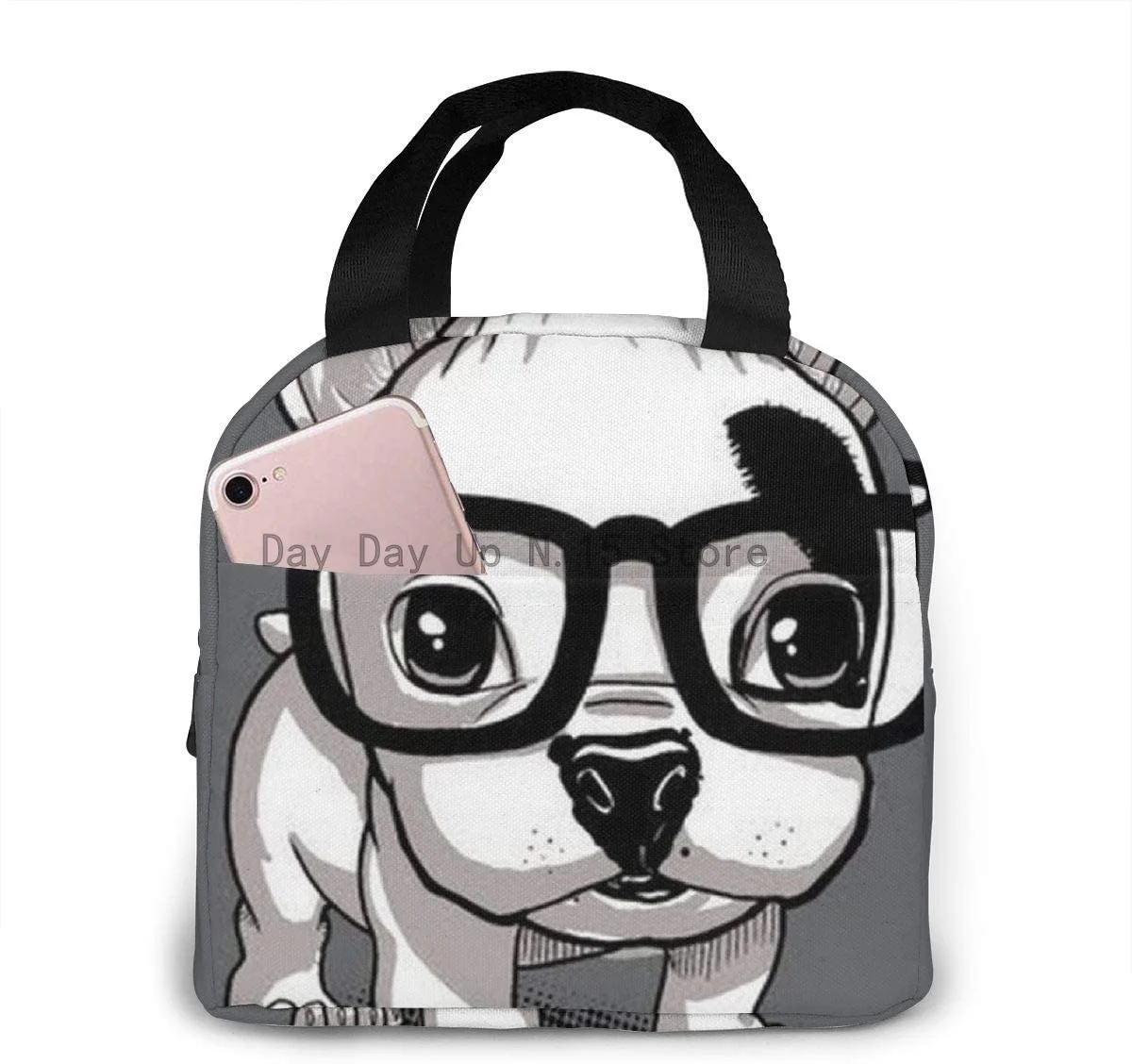 Lunch bags for Women Girls Men Teen Boys, Lovely Striped Frenchie Puppy Lunch Tote Box for Work School Travel and Picnic
Lunch bags for Women Girls Men Teen Boys, Lovely Striped Frenchie Puppy Lunch Tote Box for Work School Travel and Picnic
