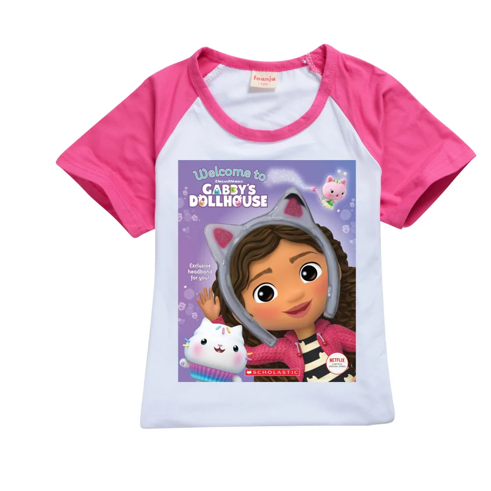 2022 Cartoon Gabby Dollhouse Print Tshirt Kids Kawaii Cute Gabbys Cat T-Shirt Children'S Clothing Girls Summer Short Sleeve Tops
2022 Cartoon Gabby Dollhouse Print Tshirt Kids Kawaii Cute Gabbys Cat T-Shirt Children'S Clothing Girls Summer Short Sleeve Tops