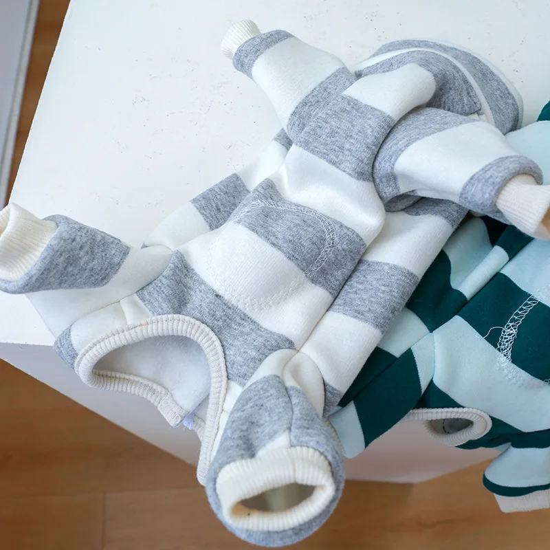 All-Inclusive Christmas Bag Belly Pet Clothes Puppy Dog Jumpsuits For Autumn And Winter Newest Warm Stripe Design Dog Overalls
All-Inclusive Christmas Bag Belly Pet Clothes Puppy Dog Jumpsuits For Autumn And Winter Newest Warm Stripe Design Dog Overalls
