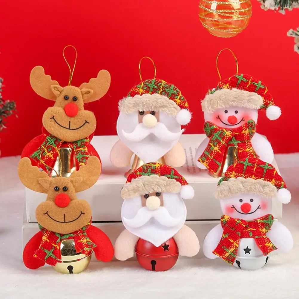 Christmas Tree Pendant Increase Festive Atmosphere Cloth Santa Claus Holding Bells Ornaments Xtmas Doll for Home Decoration
Christmas Tree Pendant Increase Festive Atmosphere Cloth Santa Claus Holding Bells Ornaments Xtmas Doll for Home Decoration