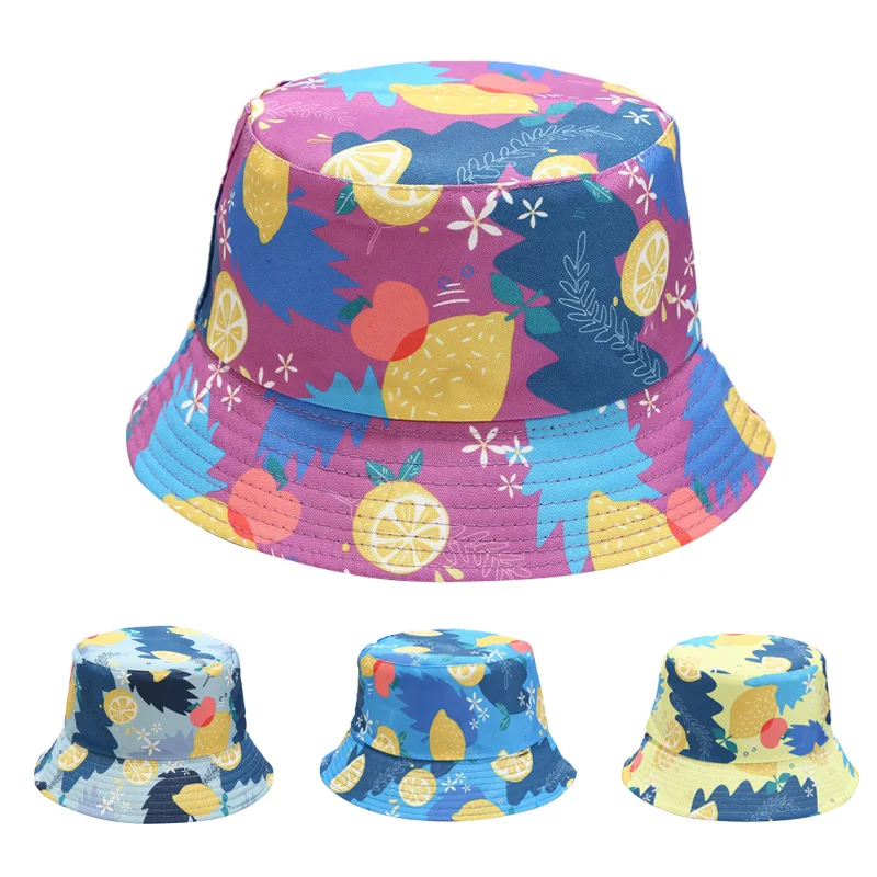 Fruit Pattern Bucket Cap Unisex Cotton Colorful Bucket Hats Cute Cartoon Caps Gorros Panama Sun Hat Wide Brim Fisherman Caps
Fruit Pattern Bucket Cap Unisex Cotton Colorful Bucket Hats Cute Cartoon Caps Gorros Panama Sun Hat Wide Brim Fisherman Caps