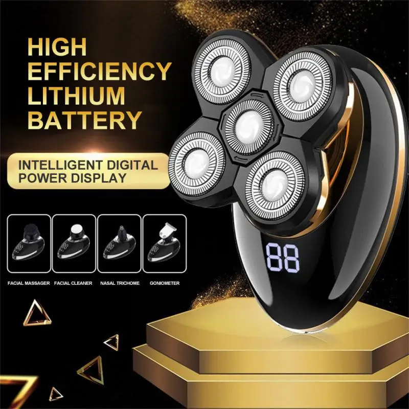 Electric Shaver For Men Hair Trimmer Electric Razor 4D Floating Cutter Beard Trimmer Clipper Waterproof Shaving Machine LCD
Electric Shaver For Men Hair Trimmer Electric Razor 4D Floating Cutter Beard Trimmer Clipper Waterproof Shaving Machine LCD