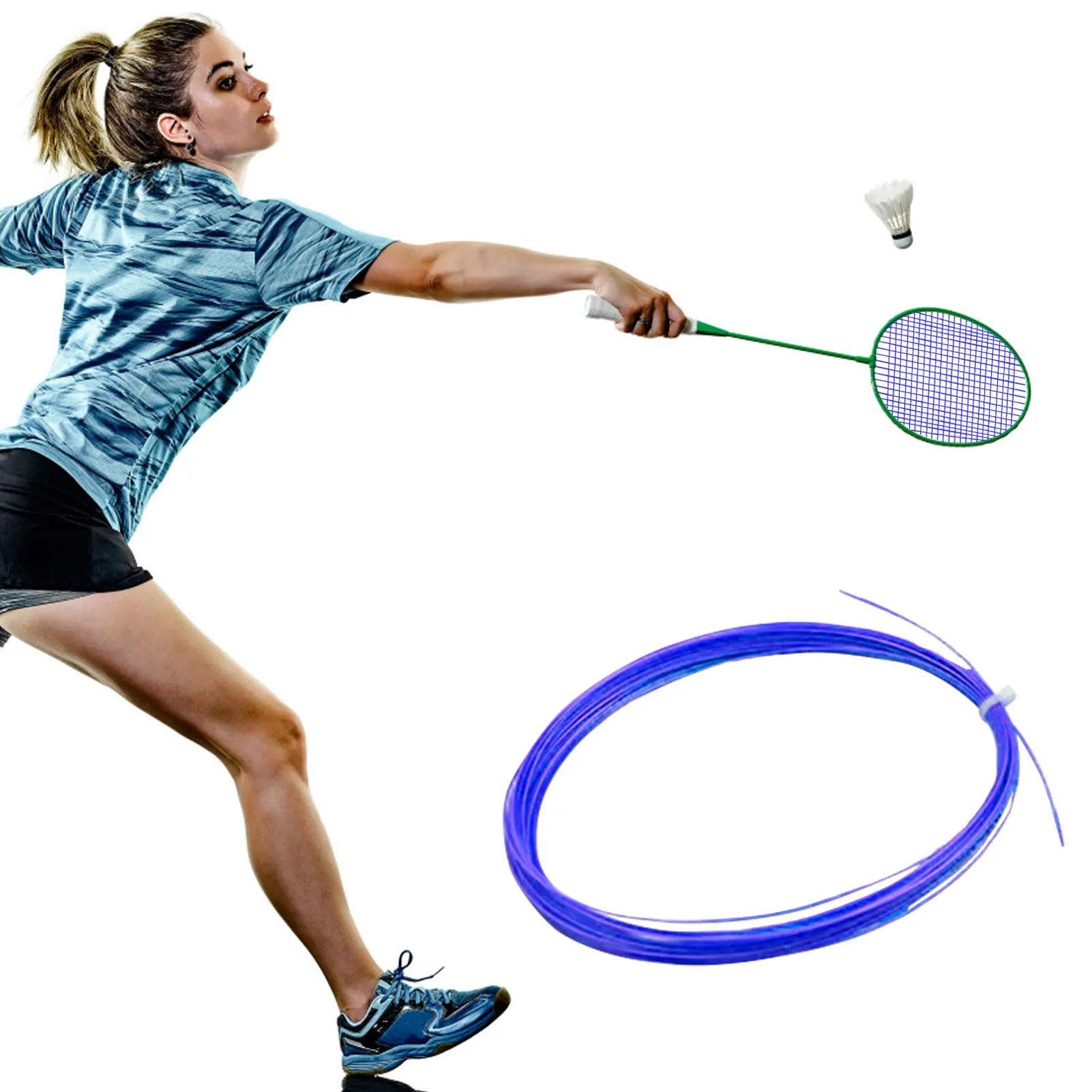 Badminton Racket String Durable Nylon High Flexibility Badminton Racket String Racquet String Line Badminton Repair Accessory
Badminton Racket String Durable Nylon High Flexibility Badminton Racket String Racquet String Line Badminton Repair Accessory