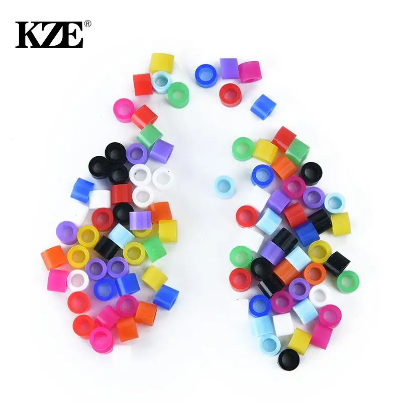 

100Pcs/bag Multi-Color Autoclavable Disinfection Orthodontic Universal Circle Silicone Dental Instrument Color Code Rings