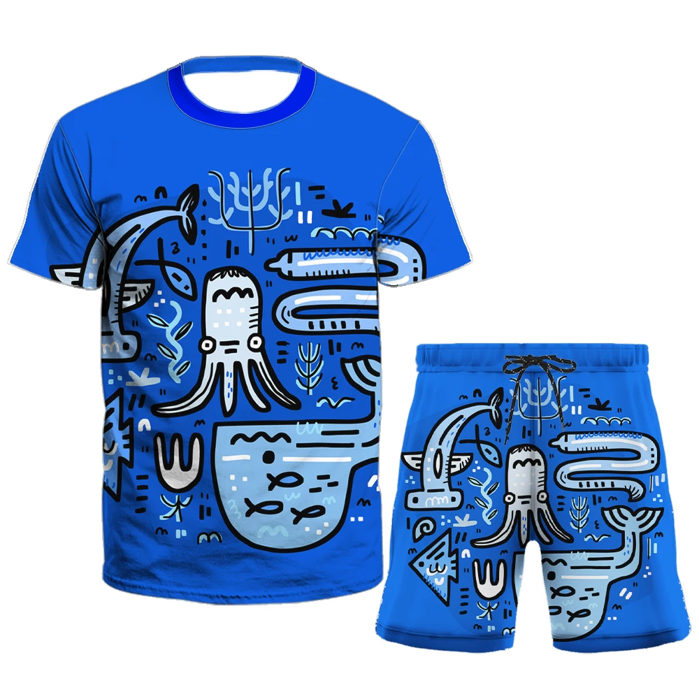 Men Summer Tracksuit Sets Fashion Sweat Suit 3D Print Short Oversized Sleeve Shirts T-shirt Streetwear Sets Sportswear Clothing
Men Summer Tracksuit Sets Fashion Sweat Suit 3D Print Short Oversized Sleeve Shirts T-shirt Streetwear Sets Sportswear Clothing