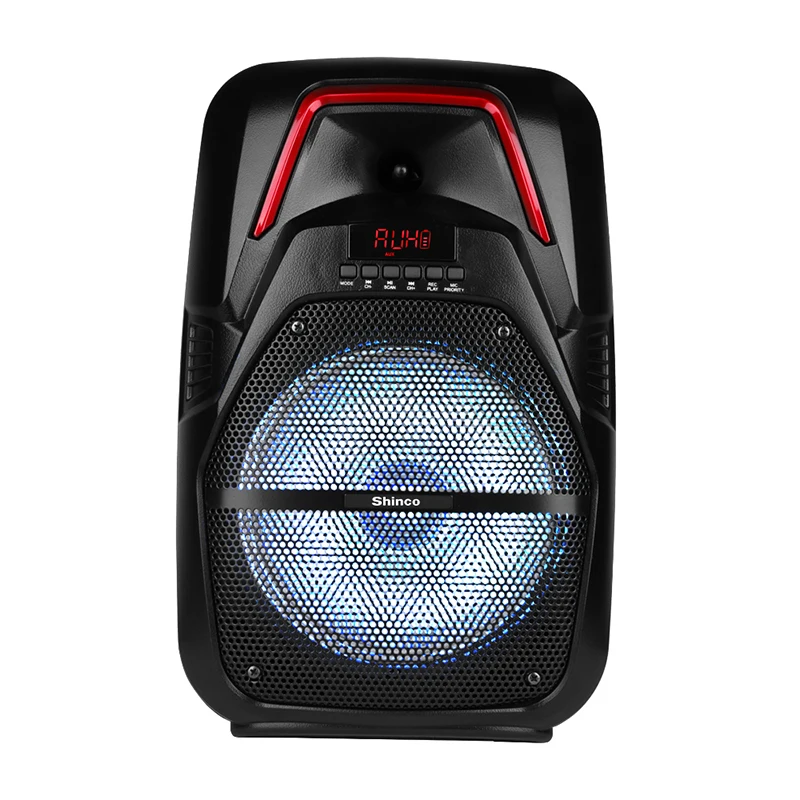Shinco Portable PA Speaker System DJ Light Powerful Karaoke Speaker with Wireless Microphone Audio High Power System for Party
Shinco Portable PA Speaker System DJ Light Powerful Karaoke Speaker with Wireless Microphone Audio High Power System for Party