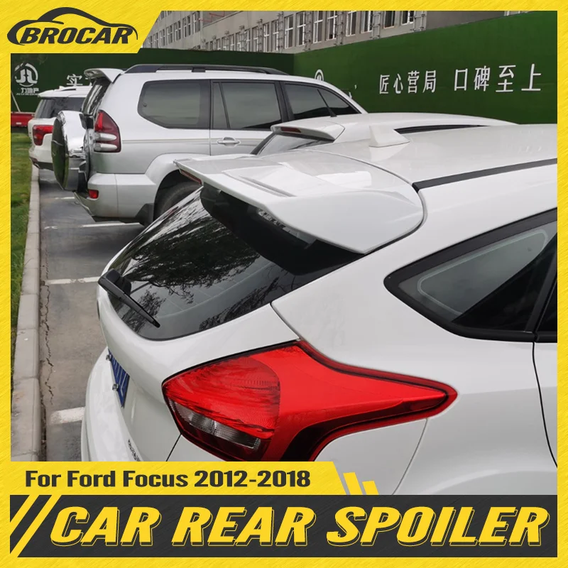 BROCAR For Ford Focus Hatchback Spoiler 2012-2018 High Quality Carbon Fiber Car Rear Wing Primer Color Rear Spoiler Car Styling
BROCAR For Ford Focus Hatchback Spoiler 2012-2018 High Quality Carbon Fiber Car Rear Wing Primer Color Rear Spoiler Car Styling