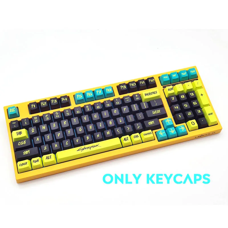 New 117 Keys PBT Keycap DYE-SUB OEM Profile Punk Personalized Keycaps For Cherry MX Switch Mechanical Keyboard Christmas gift
New 117 Keys PBT Keycap DYE-SUB OEM Profile Punk Personalized Keycaps For Cherry MX Switch Mechanical Keyboard Christmas gift