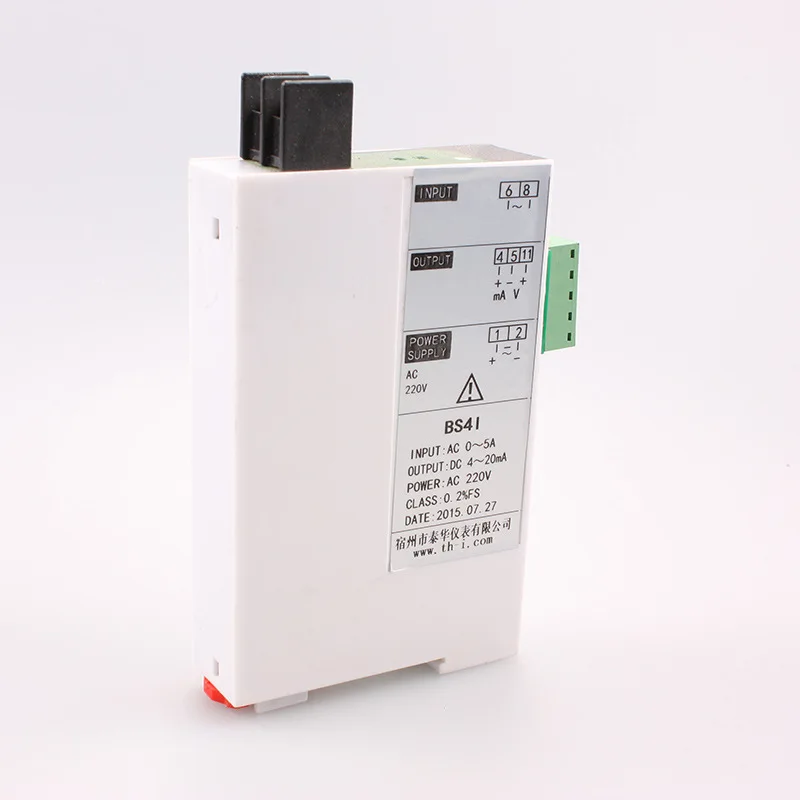 Current Transmitter Input 0-1A,0-5A,0-10A AC Output 1-5V,0-10V,4-20ma Current Conversion Voltage
Current Transmitter Input 0-1A,0-5A,0-10A AC Output 1-5V,0-10V,4-20ma Current Conversion Voltage