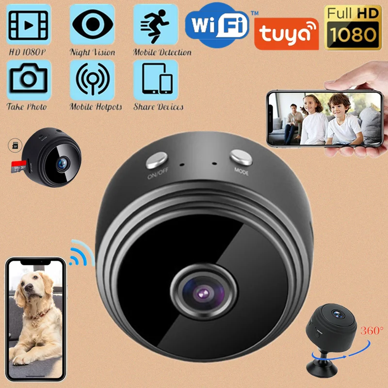 Мини-камера A9 с поддержкой Wi-Fi, 1080p, HD, ночная версия, микродиктофон, беспроводная IP-камера видеонаблюдения, мини-видеокамеры
Мини-камера A9 с поддержкой Wi-Fi, 1080p, HD, ночная версия, микродиктофон, беспроводная IP-камера видеонаблюдения, мини-видеокамеры