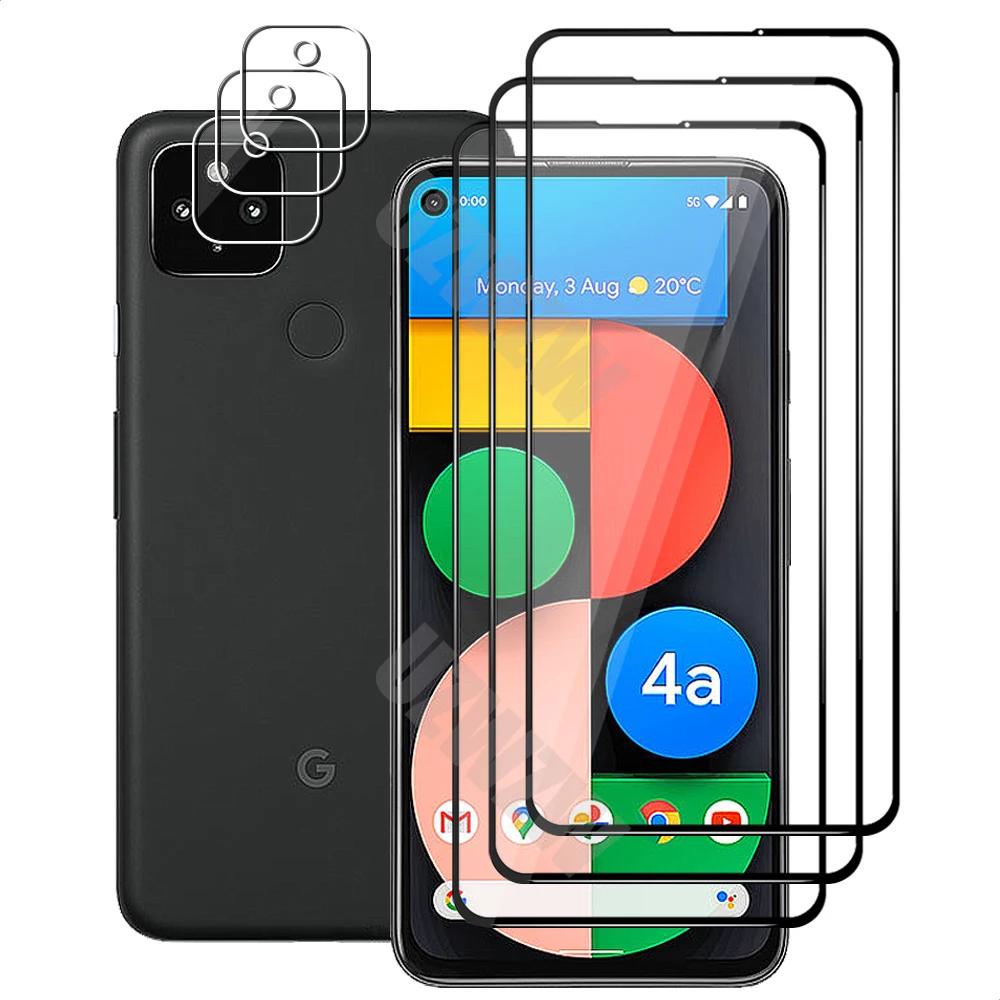 (3+3) For Google Pixel 4A 5G (3pcs) Full Coverage Tempered Glass Screen Protector & (3pcs) Camera Lens Protective Film
(3+3) For Google Pixel 4A 5G (3pcs) Full Coverage Tempered Glass Screen Protector & (3pcs) Camera Lens Protective Film