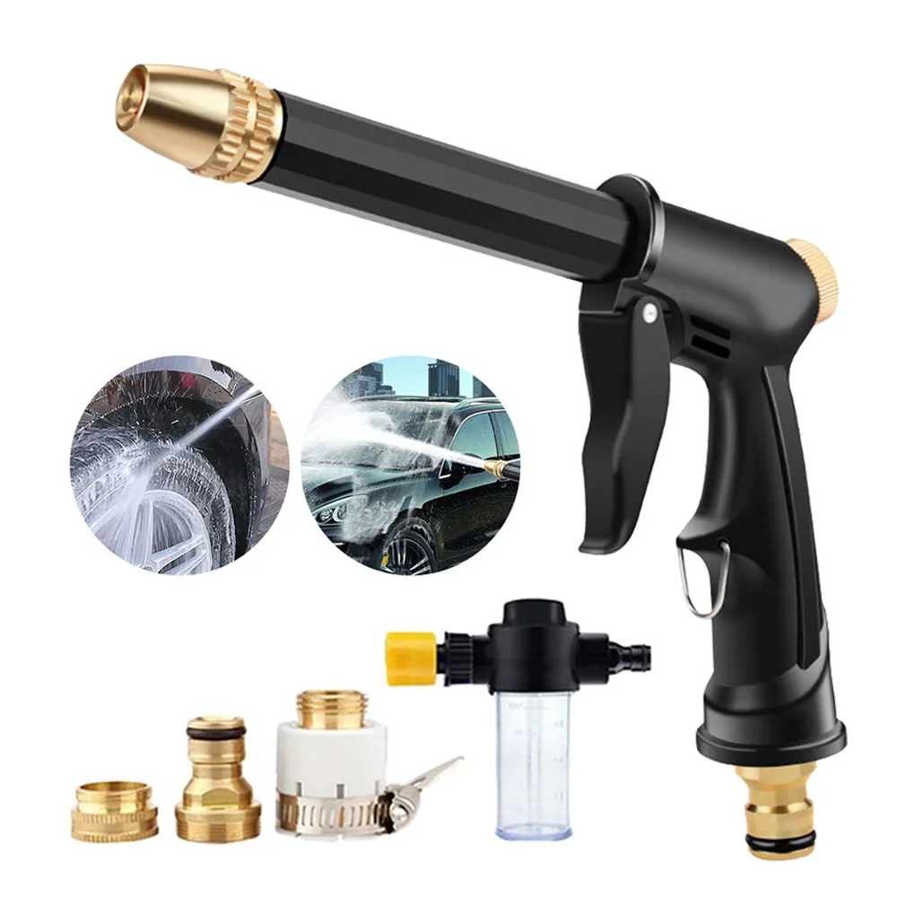 High Pressure Water Gun for Car Cleaning Water Spray Guns Foam Lance Garden Watering Adjustable Sprinkler Washing Tools Kit
High Pressure Water Gun for Car Cleaning Water Spray Guns Foam Lance Garden Watering Adjustable Sprinkler Washing Tools Kit