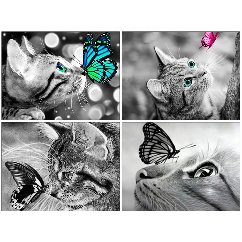 5d Diy Diamond Painting Animal Full Square Round Mosaic Cat Embroidery Butterfly Handmade Gift Wall Decoration
5d Diy Diamond Painting Animal Full Square Round Mosaic Cat Embroidery Butterfly Handmade Gift Wall Decoration