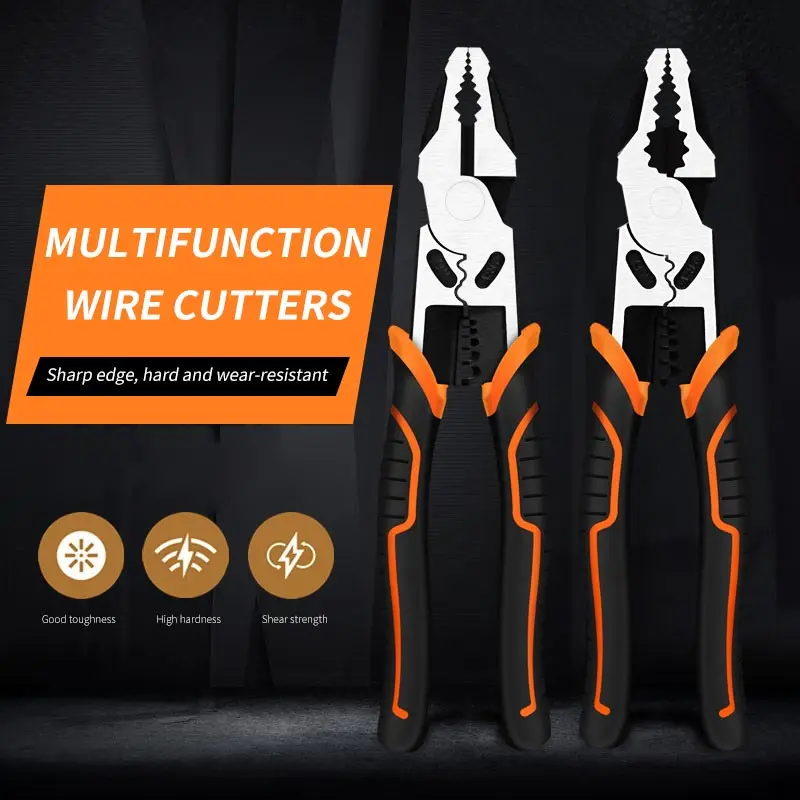 Industrial Grade Diagonal Plier Wire Cutters Multi-function Manual Pliers Electrician's Pliers Vise Universal Needle-Nose Pliers
Industrial Grade Diagonal Plier Wire Cutters Multi-function Manual Pliers Electrician's Pliers Vise Universal Needle-Nose Pliers