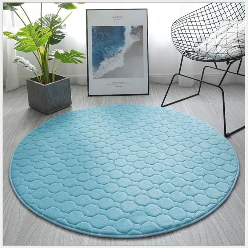 Thickened Embroidered Coral Velvet Round Carpet Basket Chair Mats Tent Cushions Home Bedroom Living Room Rug Children's Play Mat
Thickened Embroidered Coral Velvet Round Carpet Basket Chair Mats Tent Cushions Home Bedroom Living Room Rug Children's Play Mat