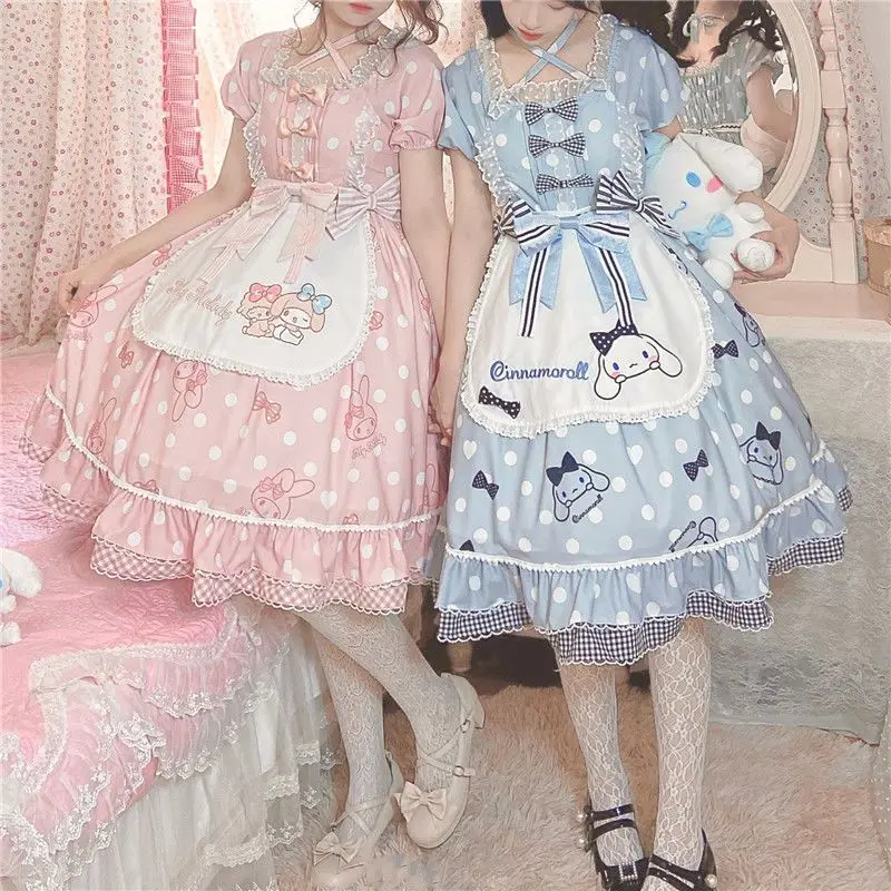 Sanrioed Kawaii Anime Alice Lolita Skirt My Melody Kuromi Cinnamoroll Cute Cartoon Princess Skirt Jk Bow Lace Skirt
Sanrioed Kawaii Anime Alice Lolita Skirt My Melody Kuromi Cinnamoroll Cute Cartoon Princess Skirt Jk Bow Lace Skirt