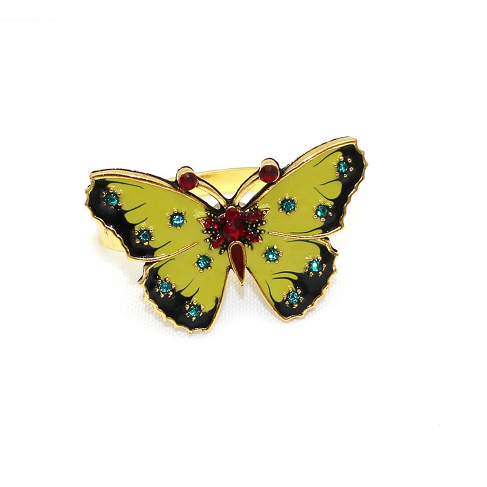 12PCS/Napkins Ring Metal Diamond Animal Shape Butterfly Western Food Decoration Supplies For Hotel Wedding Banquet Festivals
12PCS/Napkins Ring Metal Diamond Animal Shape Butterfly Western Food Decoration Supplies For Hotel Wedding Banquet Festivals