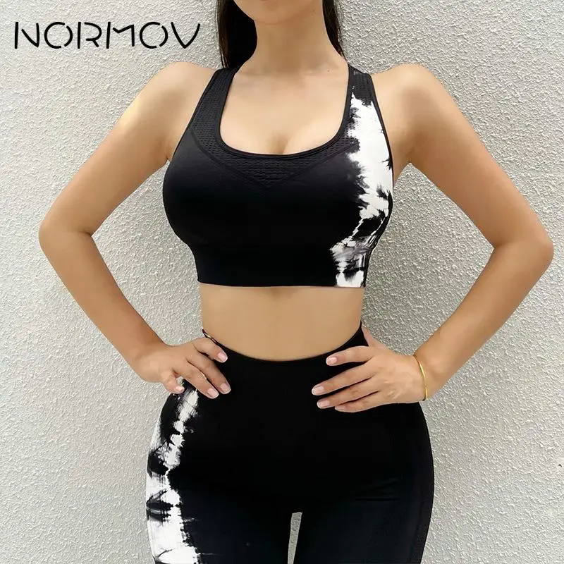 Бесшовный Бюстгальтер NORMOV для йоги, привлекательные быстросохнущие спортивные бюстгальтеры, удобный жилет для йоги, фитнеса, спортзала, 2022 ...
Бесшовный Бюстгальтер NORMOV для йоги, привлекательные быстросохнущие спортивные бюстгальтеры, удобный жилет для йоги, фитнеса, спортзала, 2022 ...