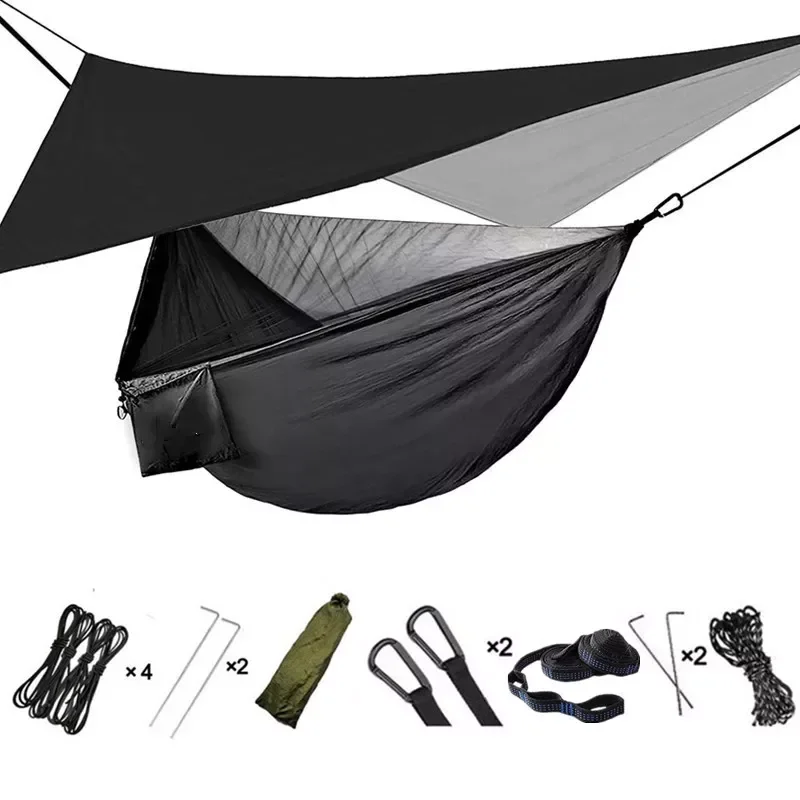 2023NEW Hammock,Portable Travel Hammock with Mosquito Net and Rain Fly,Tree Lightweight Hammock Tent for Outdoor Backyard Hiking
2023NEW Hammock,Portable Travel Hammock with Mosquito Net and Rain Fly,Tree Lightweight Hammock Tent for Outdoor Backyard Hiking