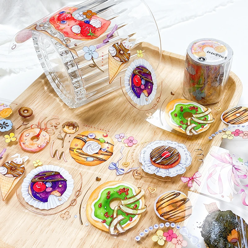 45mm*5m Donut PET Decoration Washi Tape DIY planner Scrapbooking Masking Tape Animal stickers Creative Stationery Tape
45mm*5m Donut PET Decoration Washi Tape DIY planner Scrapbooking Masking Tape Animal stickers Creative Stationery Tape