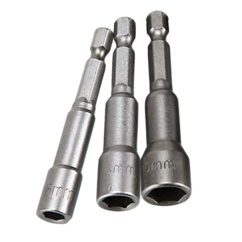 3pcs 6/8/10mm Screwdriver Set Magnetic Screwdriver Socket Bit Hex Shank Driver Adapter Chrome Vanadium Steel 65mm Screwdriver
3pcs 6/8/10mm Screwdriver Set Magnetic Screwdriver Socket Bit Hex Shank Driver Adapter Chrome Vanadium Steel 65mm Screwdriver