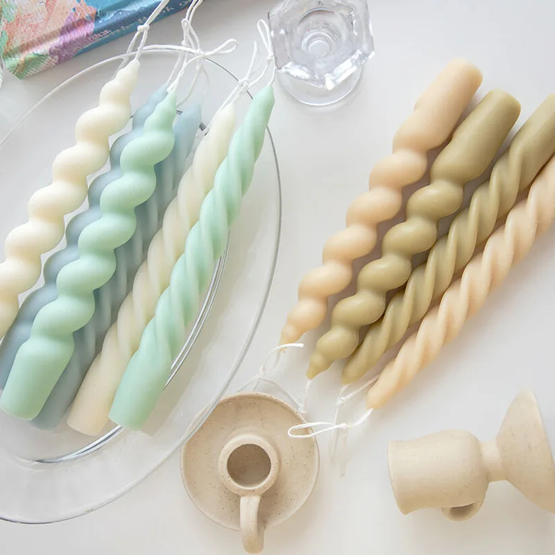 Romantic Spiral Long Pole Silicone Candle Mold DIY Geometry Round Candle Making Resin Soap Mould Handmade Gift Home Decor
Romantic Spiral Long Pole Silicone Candle Mold DIY Geometry Round Candle Making Resin Soap Mould Handmade Gift Home Decor
