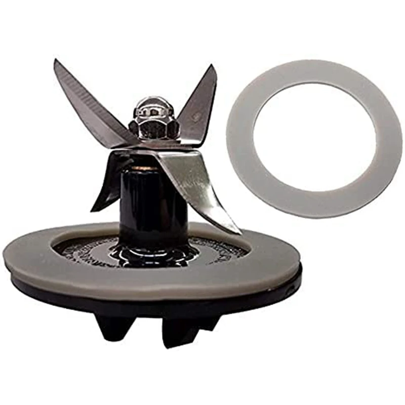 Replacement Blade With Rubber Gasket Glass Blender Replacement Parts For Cuisinart Smartpower, SPB-6, BFP-703, BFP-10CH
Replacement Blade With Rubber Gasket Glass Blender Replacement Parts For Cuisinart Smartpower, SPB-6, BFP-703, BFP-10CH