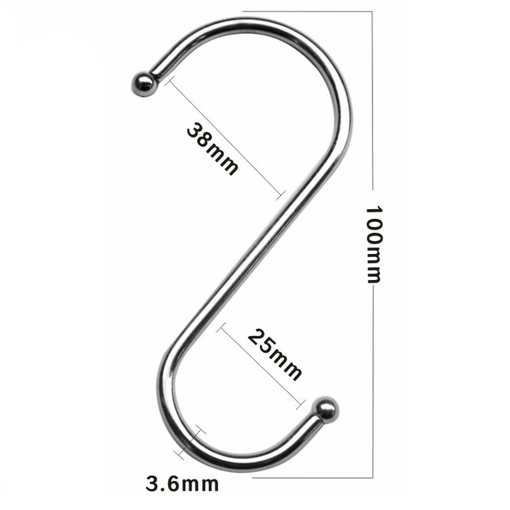 Прочная S-образная вешалка с крючками для сада и кемпинга, подвесная сковорода для одежды и мяса
Прочная S-образная вешалка с крючками для сада и кемпинга, подвесная сковорода для одежды и мяса