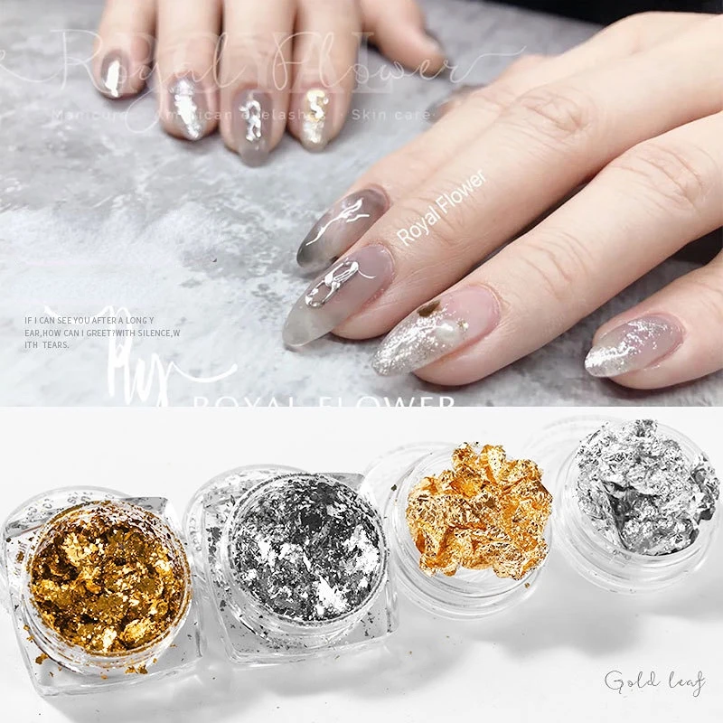 1 Box Gold Silver Foil Paper Nail Art 3D Irregular Aluminum Sticker DIY Manicure Glitter UV Gel Polish Nail Decoration Tools
1 Box Gold Silver Foil Paper Nail Art 3D Irregular Aluminum Sticker DIY Manicure Glitter UV Gel Polish Nail Decoration Tools