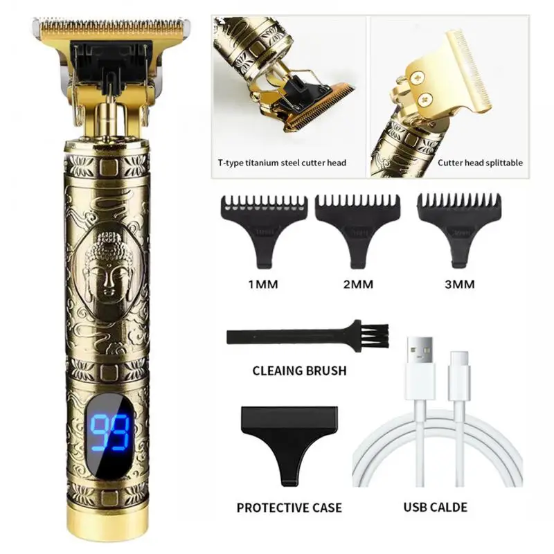 T9 Hair Cutting Machine Cordless Hair Clipper Professional Men's Electric Shaver USB Hair Trimmer Barber Shop Beard maquina
T9 Hair Cutting Machine Cordless Hair Clipper Professional Men's Electric Shaver USB Hair Trimmer Barber Shop Beard maquina