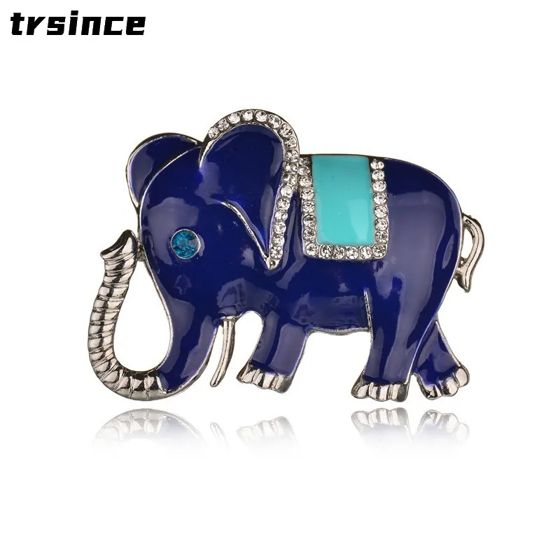 Creative New Cute Elephant Enamel Diamond Brooch Woman Accessories Collar Pin Animal Brooches Jewelry
Creative New Cute Elephant Enamel Diamond Brooch Woman Accessories Collar Pin Animal Brooches Jewelry