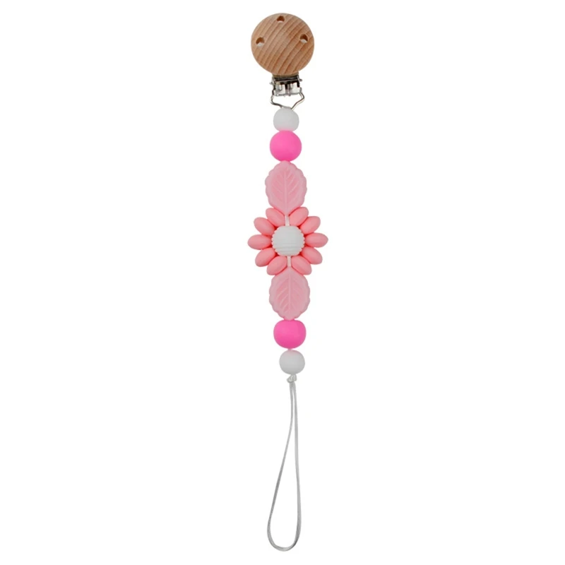 Silicone Baby Pacifier Chain Flower Leaf Clips Dummy Holder Nipples Clips for Baby Girls Boys Teething Teether Toys Supplies
Silicone Baby Pacifier Chain Flower Leaf Clips Dummy Holder Nipples Clips for Baby Girls Boys Teething Teether Toys Supplies