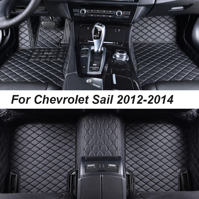 Автомобильные коврики для Chevrolet Sail 2012-2014, аксессуары для салона, 100%, кожаные коврики, накладки для ног 
Автомобильные коврики для Chevrolet Sail 2012-2014, аксессуары для салона, 100%, кожаные коврики, накладки для ног