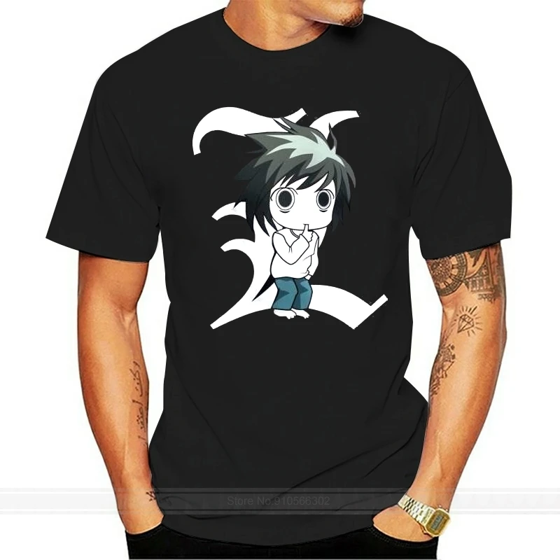 Новая классная мужская Черная футболка с героями аниме Death Note L Chibi, размер S-XXxl
Новая классная мужская Черная футболка с героями аниме Death Note L Chibi, размер S-XXxl