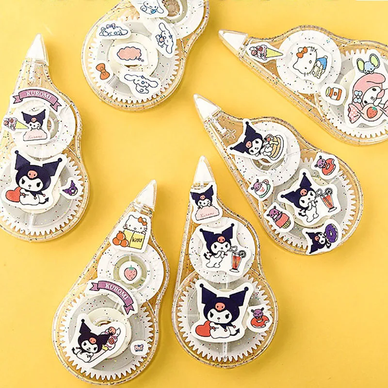 Kawaii Sanrio Sticker Correction Belt Kuromi MyMelody HelloKittys Cartoon Typo Correction Belt Learning Stationery Gift for Kids
Kawaii Sanrio Sticker Correction Belt Kuromi MyMelody HelloKittys Cartoon Typo Correction Belt Learning Stationery Gift for Kids