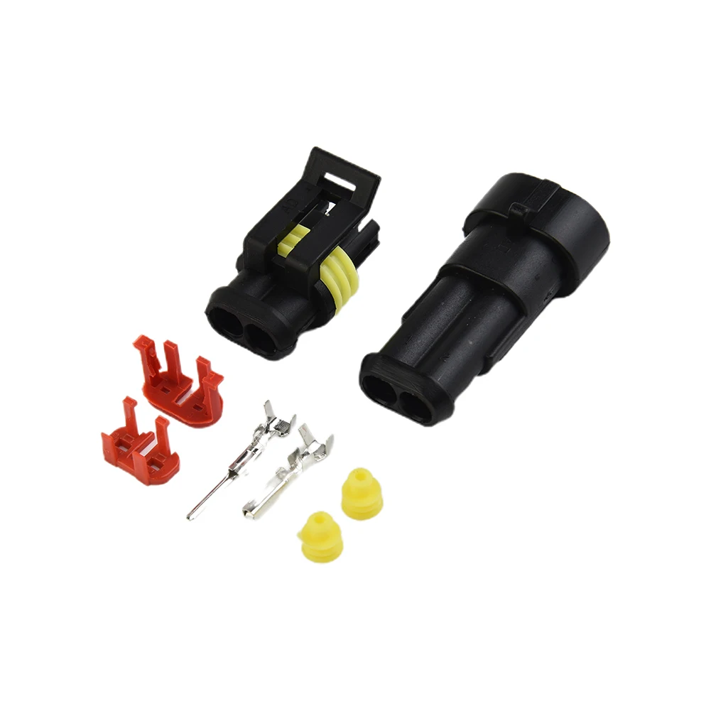 Terminals Set 10pcs 2-Pin Way Car Auto Waterproof Connector Electrical Plug Socket Accessories Female Practical
Terminals Set 10pcs 2-Pin Way Car Auto Waterproof Connector Electrical Plug Socket Accessories Female Practical