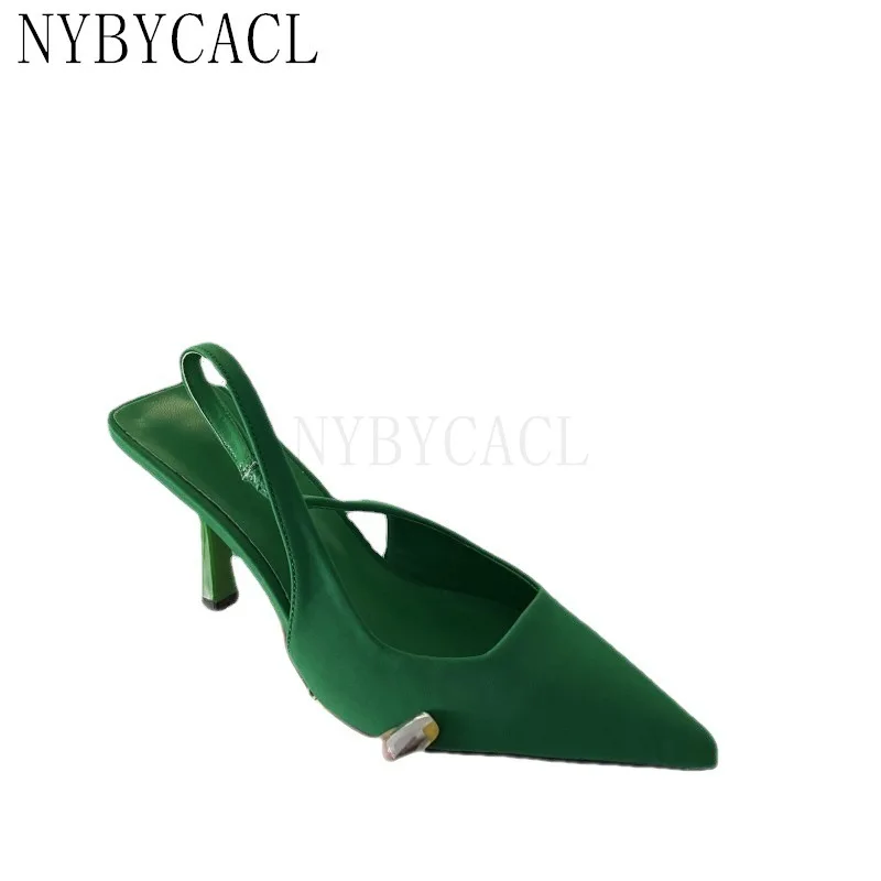 2022 Women Singbacks Sandals Female Sexy High Heel Ladies Pointed Toe Shoes Woman Summer Fashion Elastic Band Sandalias
2022 Women Singbacks Sandals Female Sexy High Heel Ladies Pointed Toe Shoes Woman Summer Fashion Elastic Band Sandalias