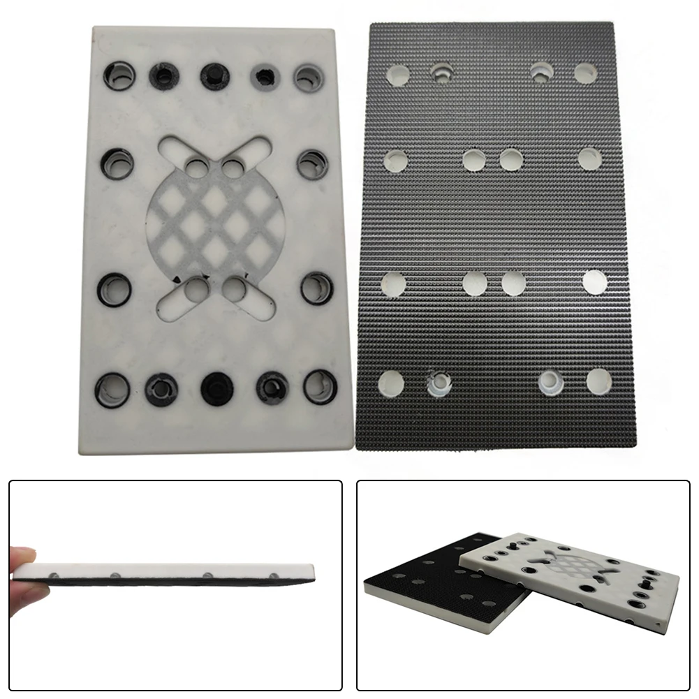 High Quality Sanding Pad Polishing Disc 12 Holes 130x80mm 8mm Thick Accessories Aluminum Plate + PU Foam Backup Plate
High Quality Sanding Pad Polishing Disc 12 Holes 130x80mm 8mm Thick Accessories Aluminum Plate + PU Foam Backup Plate