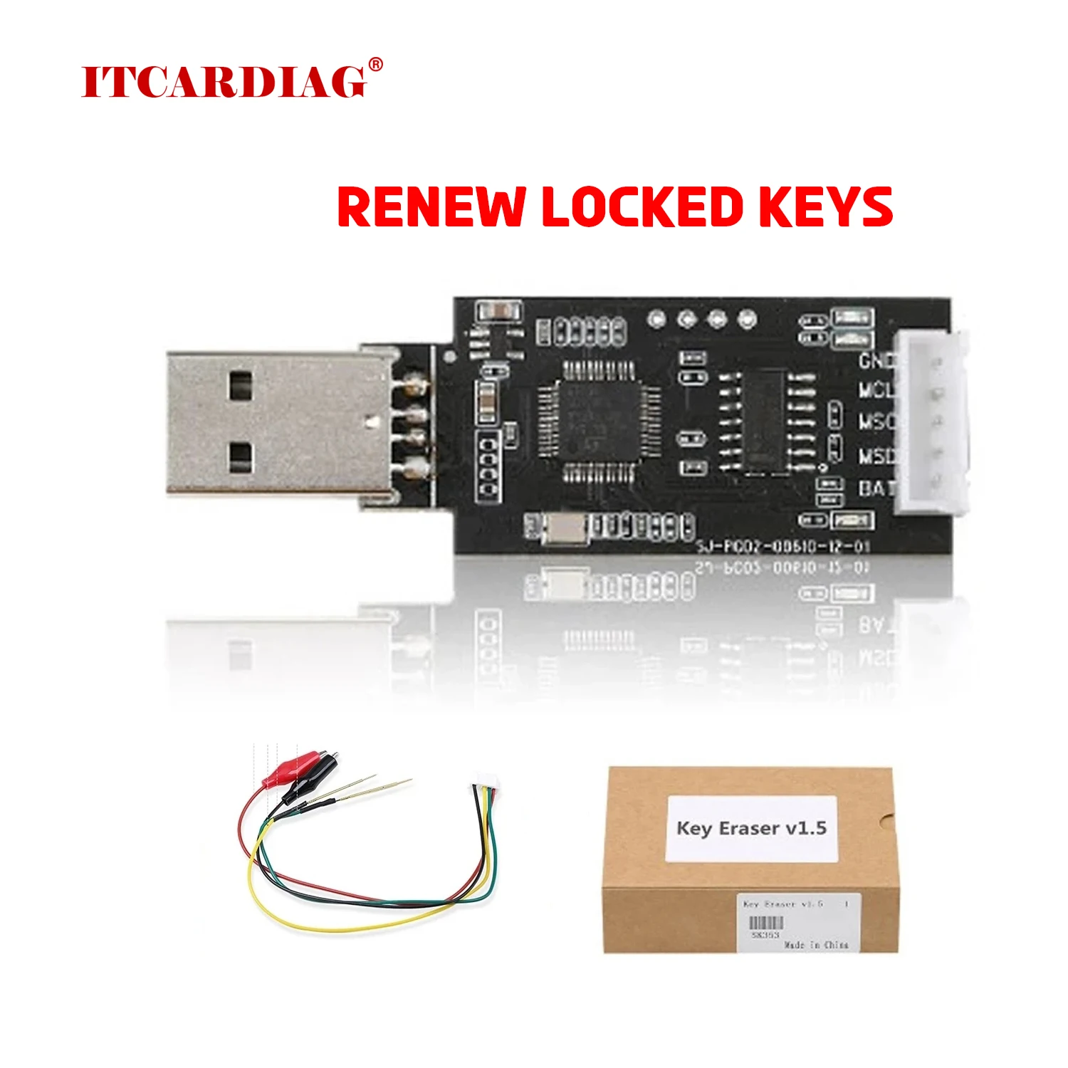 Автомобильный ластик в виде ключа v1.5 очиститель ключа инструмент используется для разблокировки пультов обновления заблокированных ключей фактически Стирайте память для PCF7941 PCF7952 PCF7953
Автомобильный ластик в виде ключа v1.5 очиститель ключа инструмент используется для разблокировки пультов обновления заблокированных ключей фактически Стирайте память для PCF7941 PCF7952 PCF7953