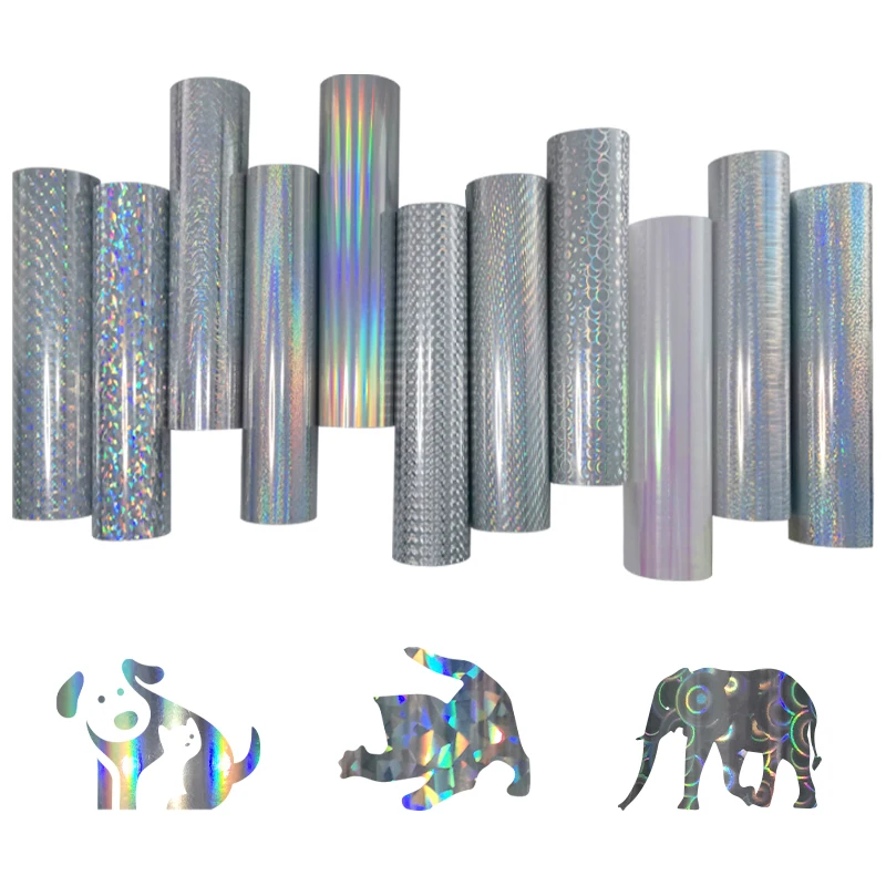 25cmx20cmBeautiful Color Hologram PET Laser Heat Transfer Vinyl Machine Iron on HTV Mirror Film Cricut DIY T-shirt
25cmx20cmBeautiful Color Hologram PET Laser Heat Transfer Vinyl Machine Iron on HTV Mirror Film Cricut DIY T-shirt