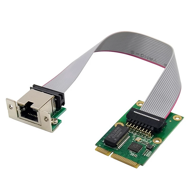 2X RTL8111F Mini PCIE Gigabit Network Card Single-Port Ethernet LAN Card Realtek 8111F Industrial Control Network Card
2X RTL8111F Mini PCIE Gigabit Network Card Single-Port Ethernet LAN Card Realtek 8111F Industrial Control Network Card