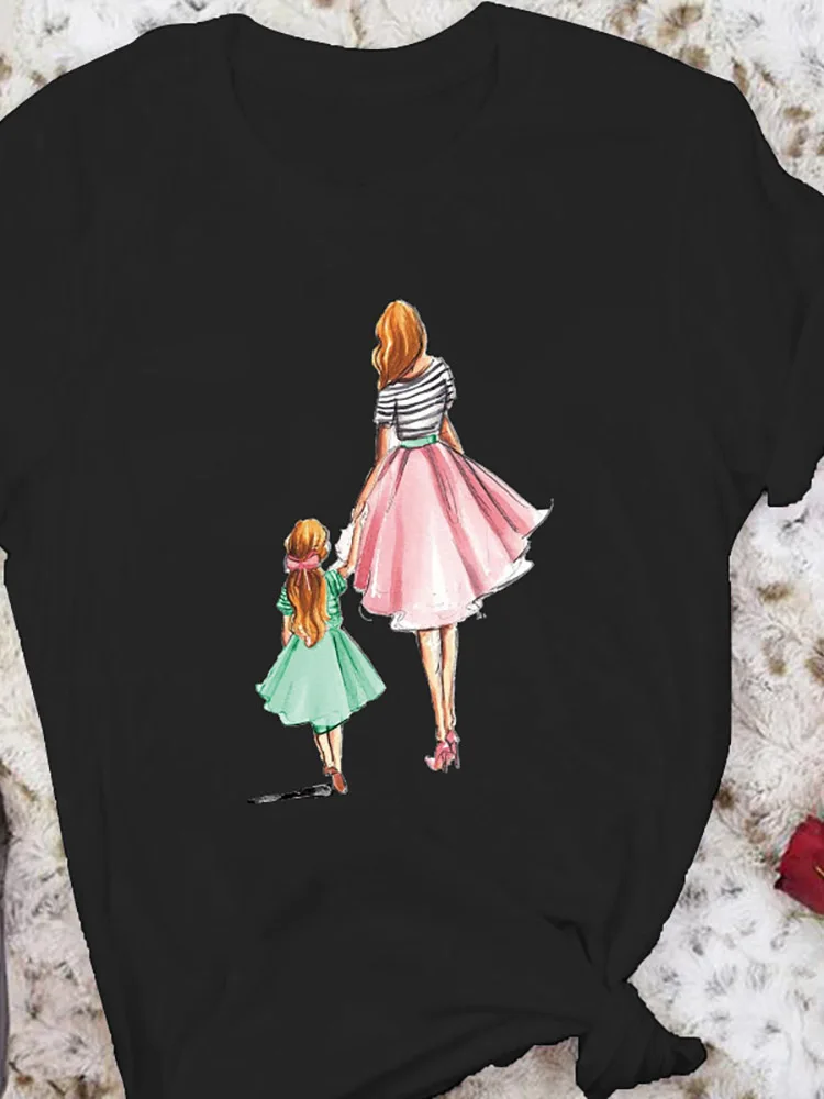 Retro MOM daughter Cute T Shirts for Lady O-neck Casual Summer 90s Woman Tshirts 2022 Fashion Streetwear Clothes female Tee Tops
Retro MOM daughter Cute T Shirts for Lady O-neck Casual Summer 90s Woman Tshirts 2022 Fashion Streetwear Clothes female Tee Tops