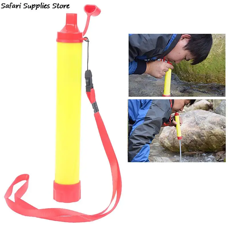 

Outdoor Survival Emergency Direct Drinking Water Filtering Tool Individual Water Purifier Portable Filter Straw
