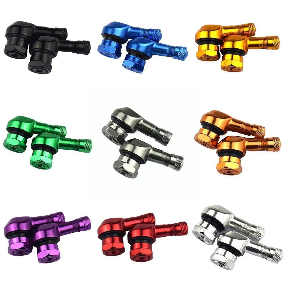 2PCS Motorcycle Rim Tire Wheels 90 Degree Angle Durable Tire Rim Wheel Tubeless Stem Aluminum Part Valve CNC Wheel Motorbik S9N4 
2PCS Motorcycle Rim Tire Wheels 90 Degree Angle Durable Tire Rim Wheel Tubeless Stem Aluminum Part Valve CNC Wheel Motorbik S9N4