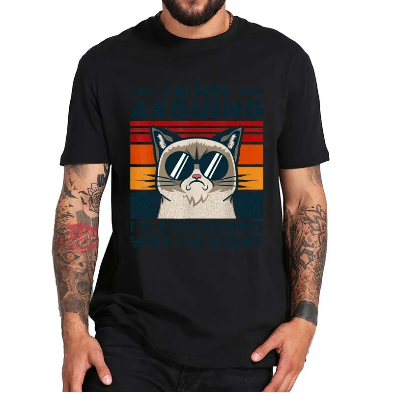Funny I'm Not Arguing Engineering T-shirt Retro Cat Engineer Lovers Vintage Tshirt Soft 100% Cotton Premium Tee EU Size
Funny I'm Not Arguing Engineering T-shirt Retro Cat Engineer Lovers Vintage Tshirt Soft 100% Cotton Premium Tee EU Size