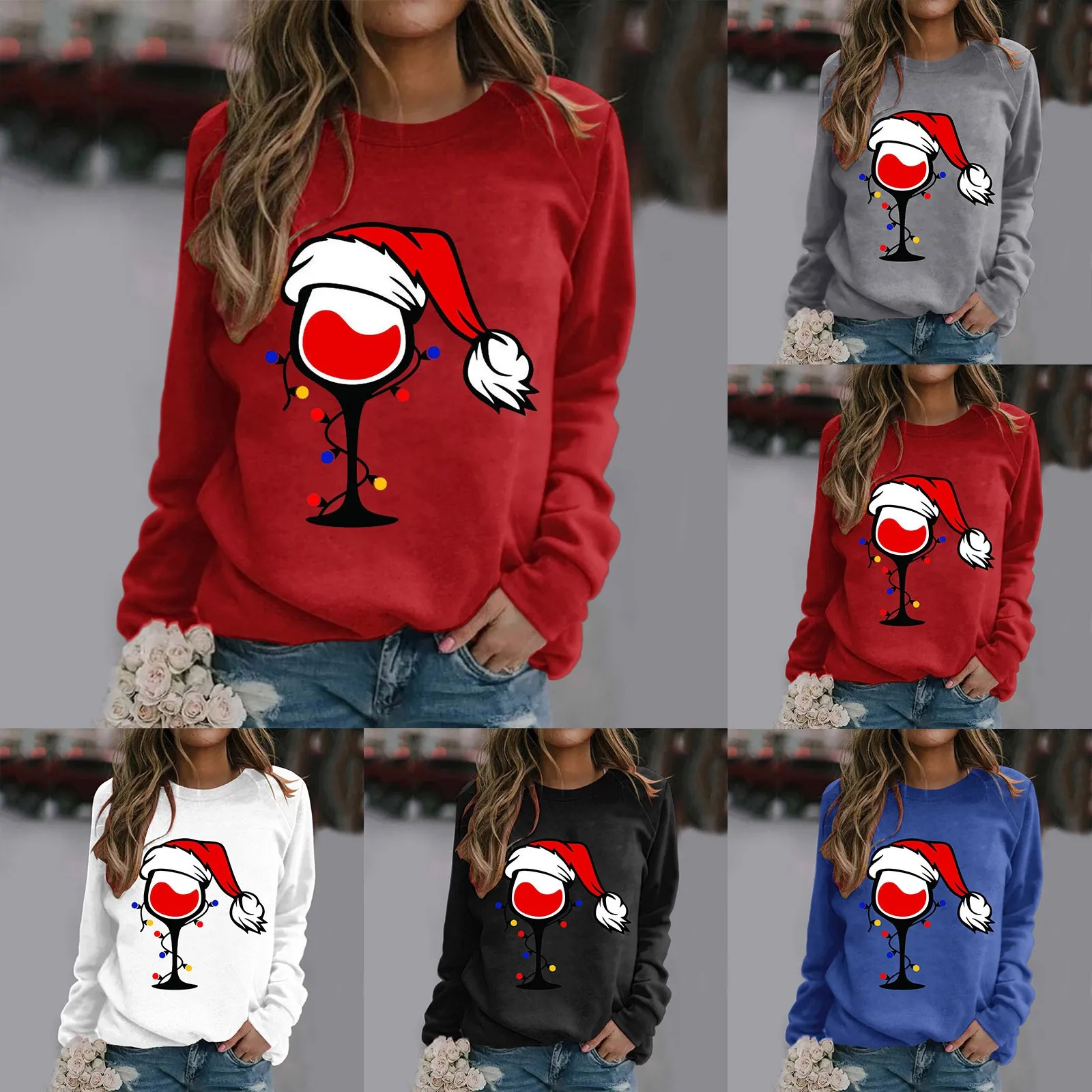 Big Women Jacket Christmas Jumper Women's Sweatshirt Crew Neck Long Sleeve Christmas Goblet Print Jumper Cotton Sweatsuit Set
Big Women Jacket Christmas Jumper Women's Sweatshirt Crew Neck Long Sleeve Christmas Goblet Print Jumper Cotton Sweatsuit Set