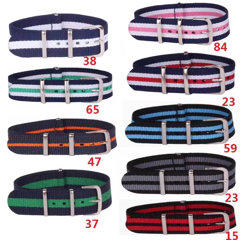 16mm 18mm 20mm 22mm 24mm Nylon Strap Substitute DW Army Sports Fabric Watchband Buckle Belt Colorful Fabric Woven Wristband
16mm 18mm 20mm 22mm 24mm Nylon Strap Substitute DW Army Sports Fabric Watchband Buckle Belt Colorful Fabric Woven Wristband